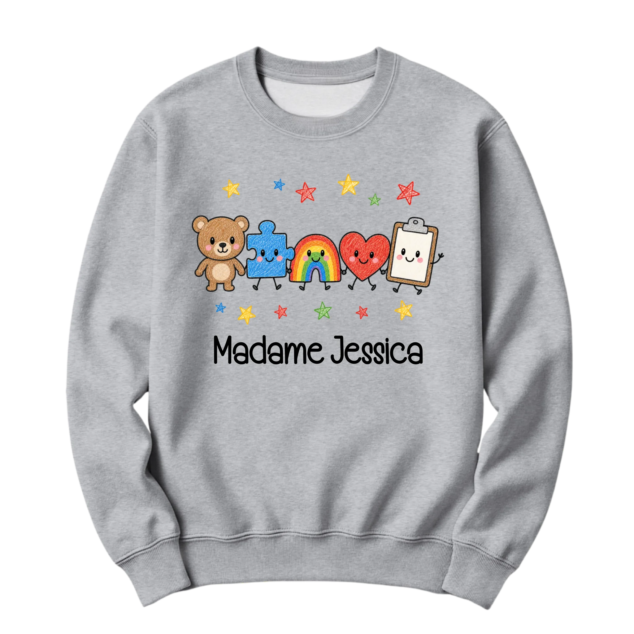 crewneck blanc