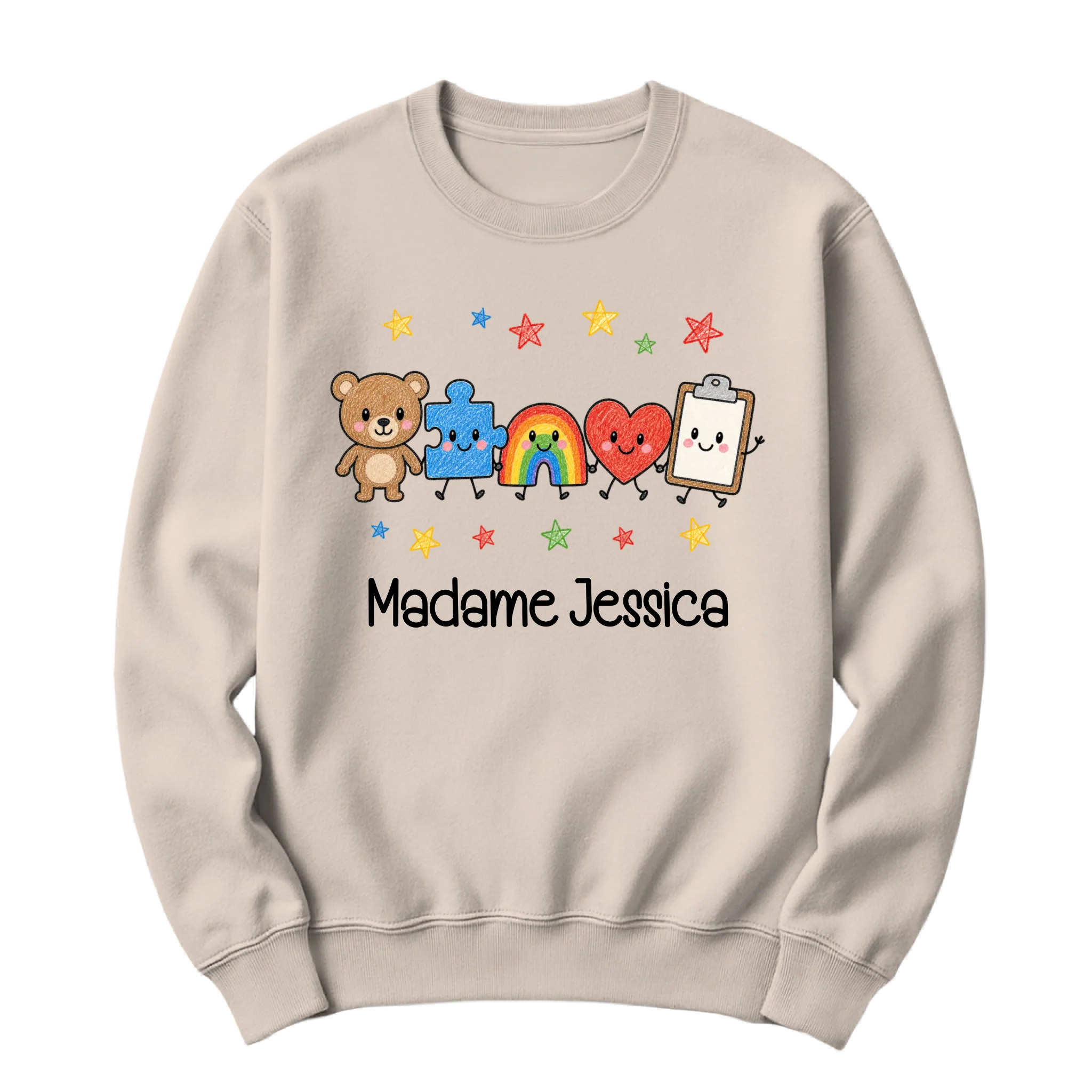 crewneck blanc