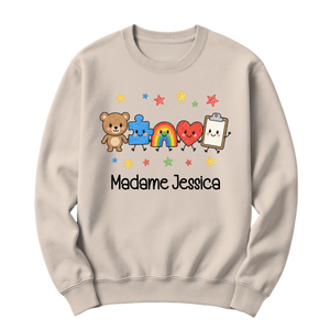 crewneck blanc