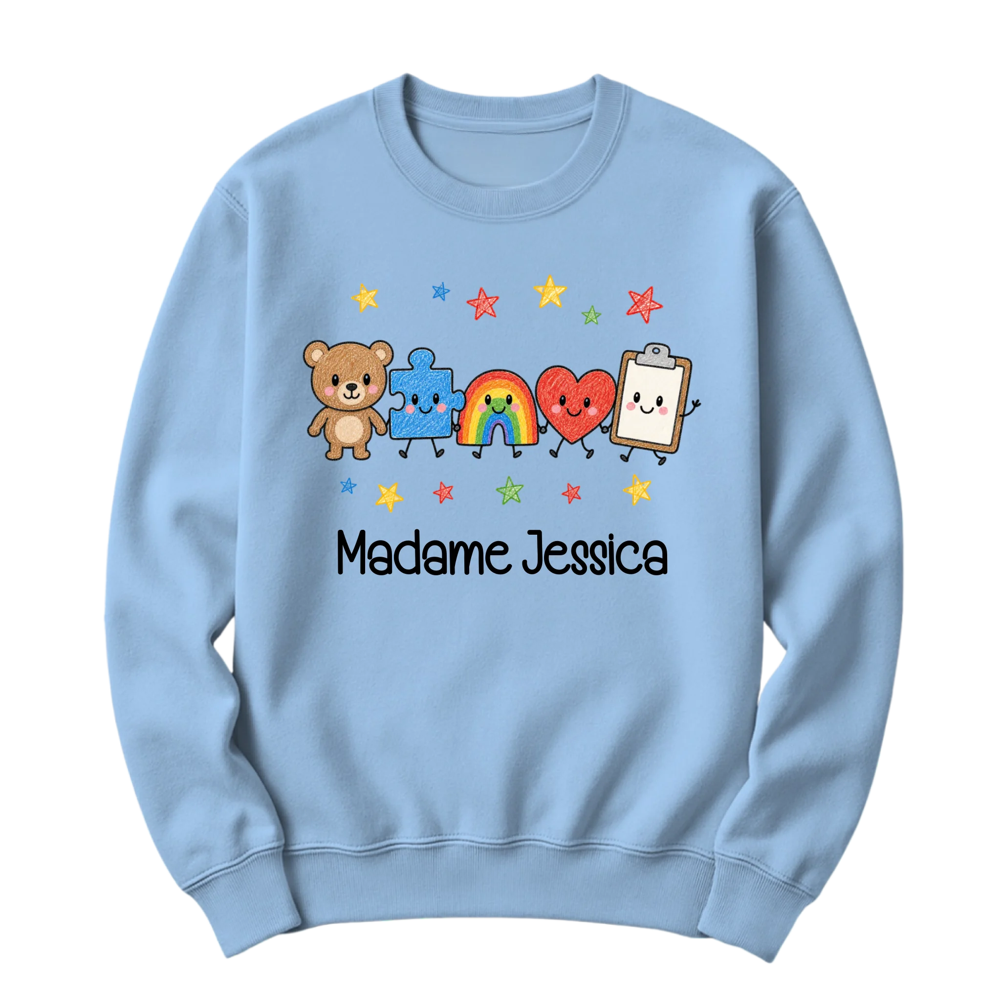crewneck blanc