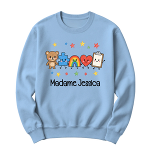 crewneck blanc