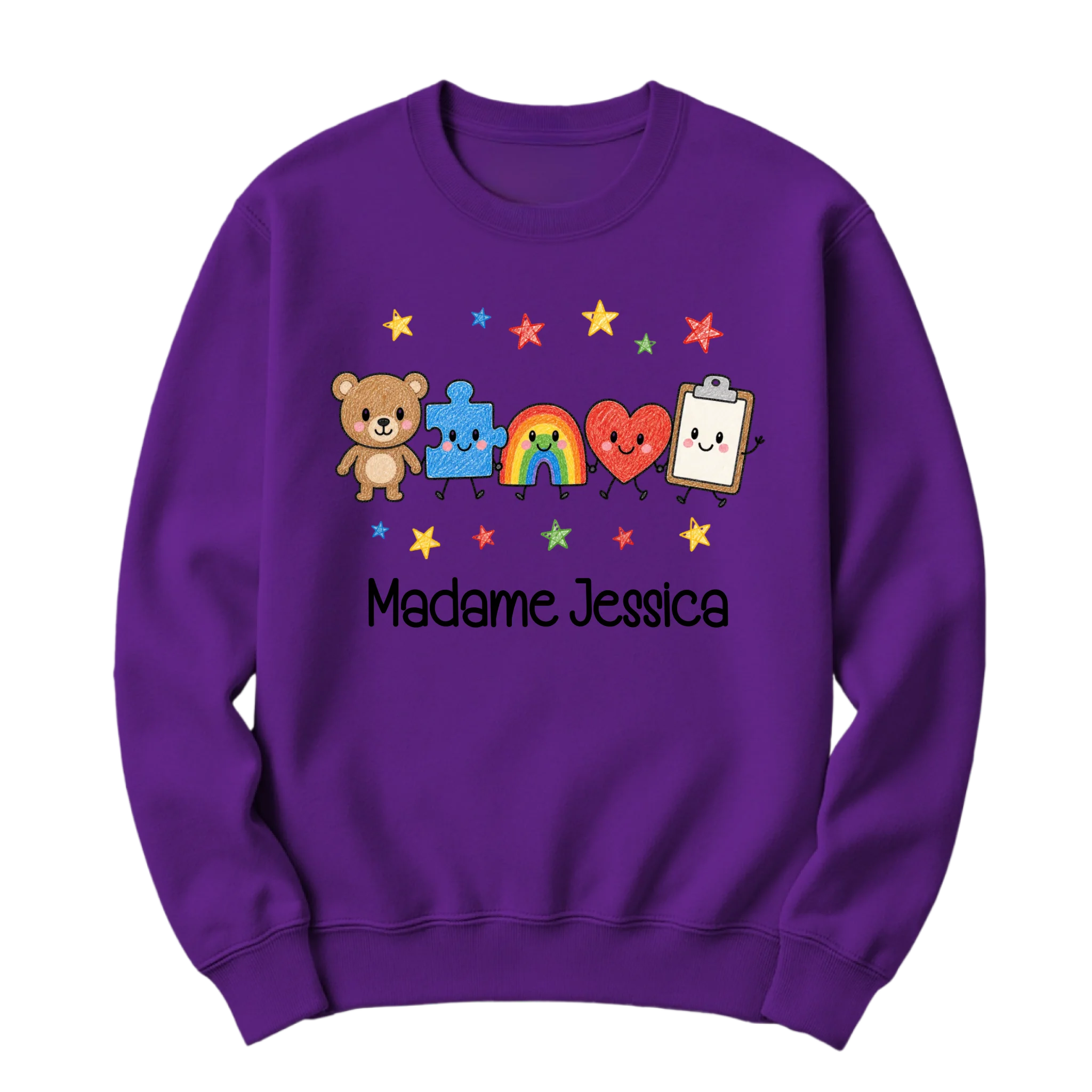 crewneck blanc