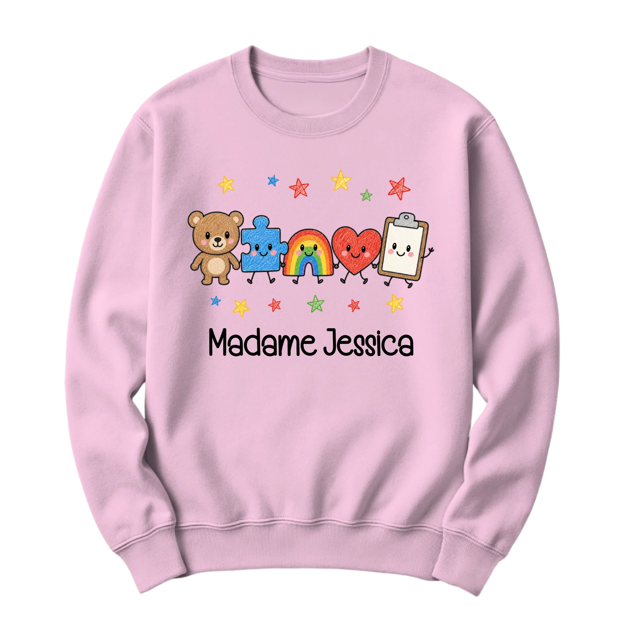crewneck blanc