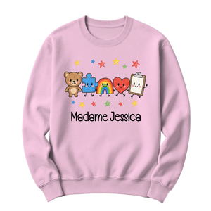 crewneck blanc