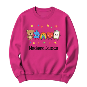 crewneck blanc