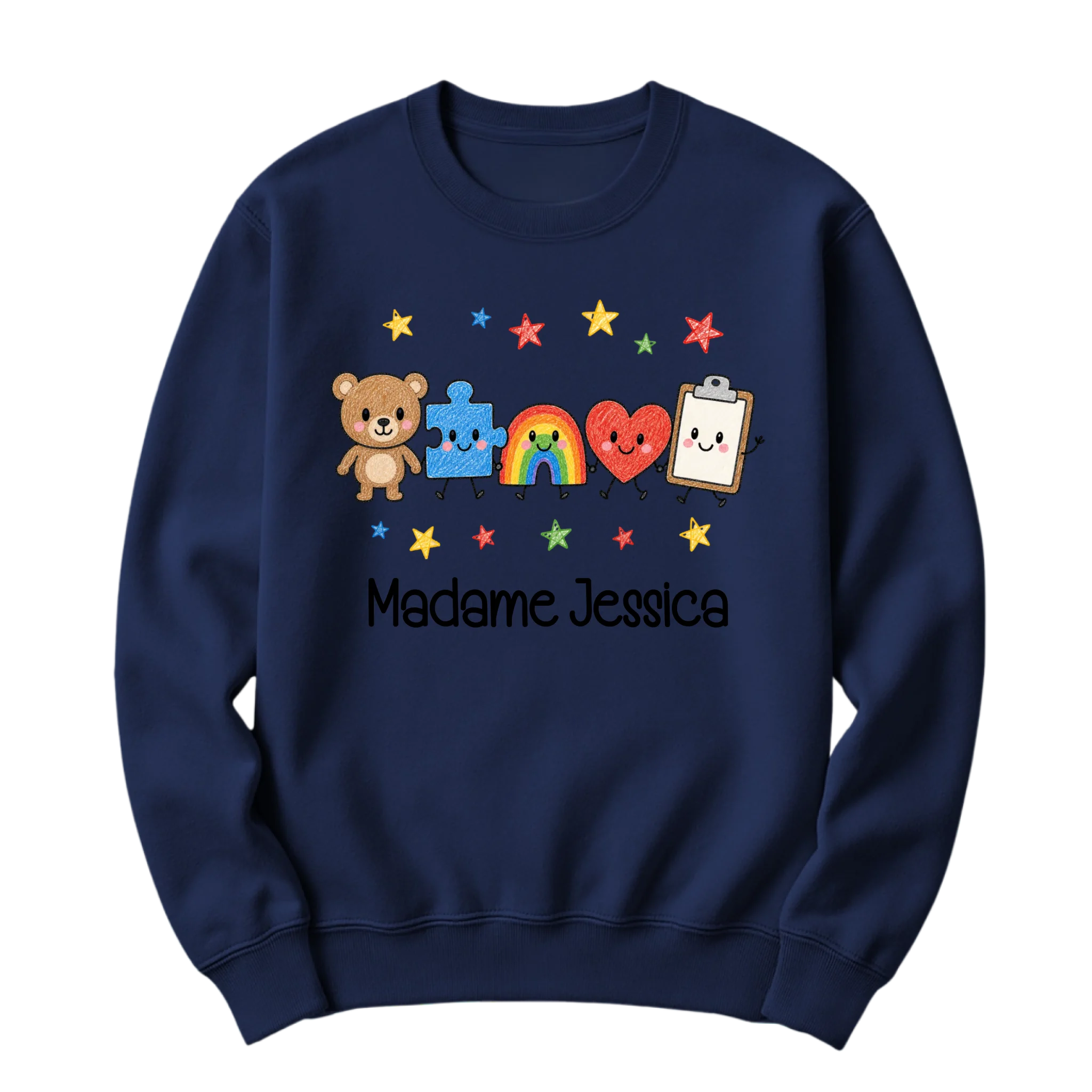 crewneck blanc