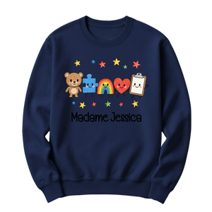 crewneck blanc