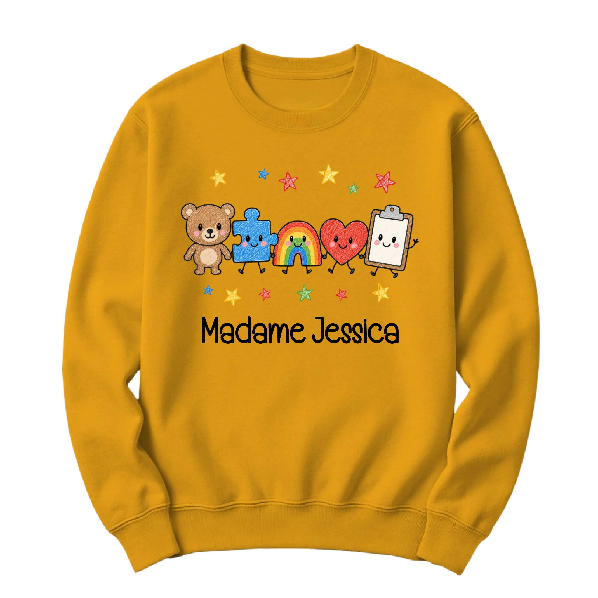 crewneck blanc