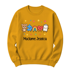 crewneck blanc