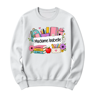 crewneck blanc