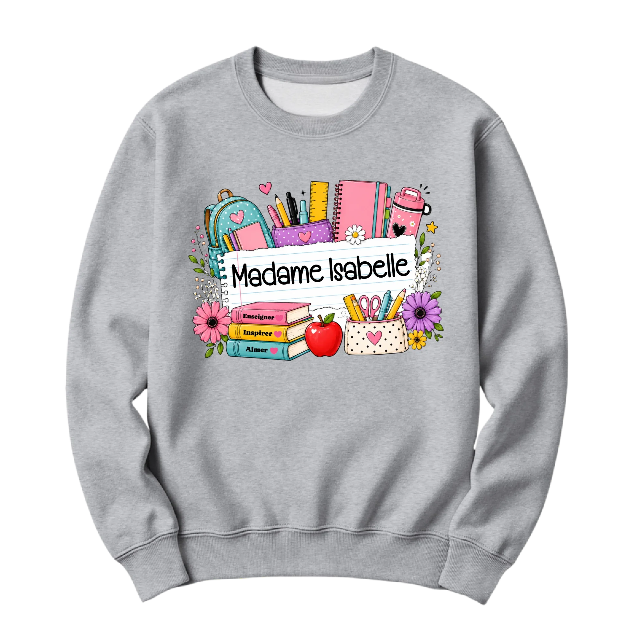crewneck blanc