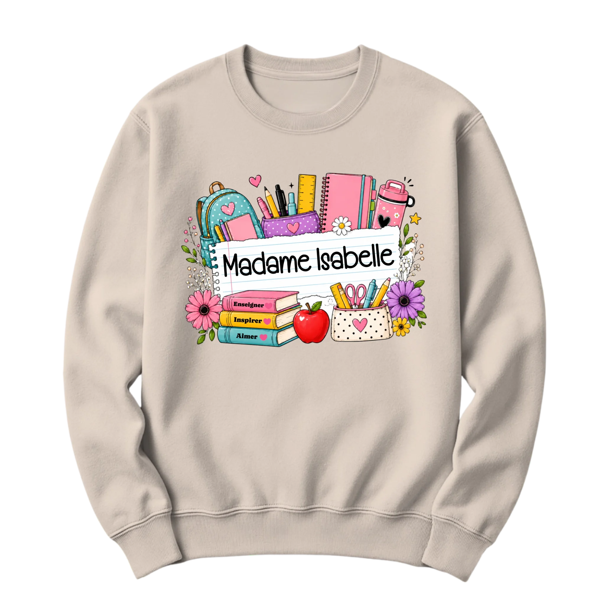 crewneck blanc