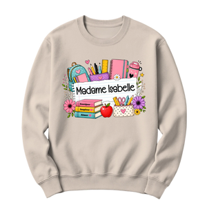 crewneck blanc