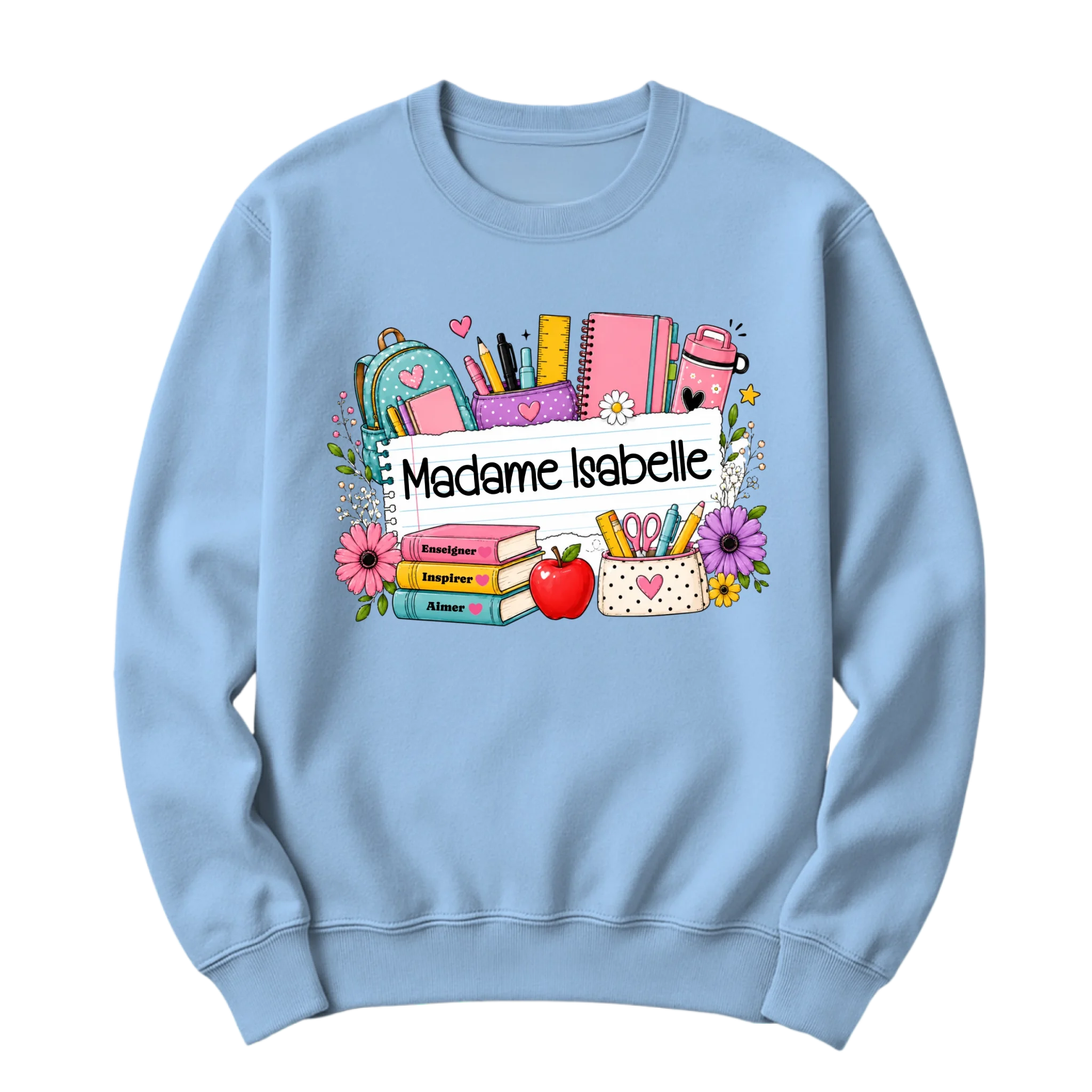 crewneck blanc