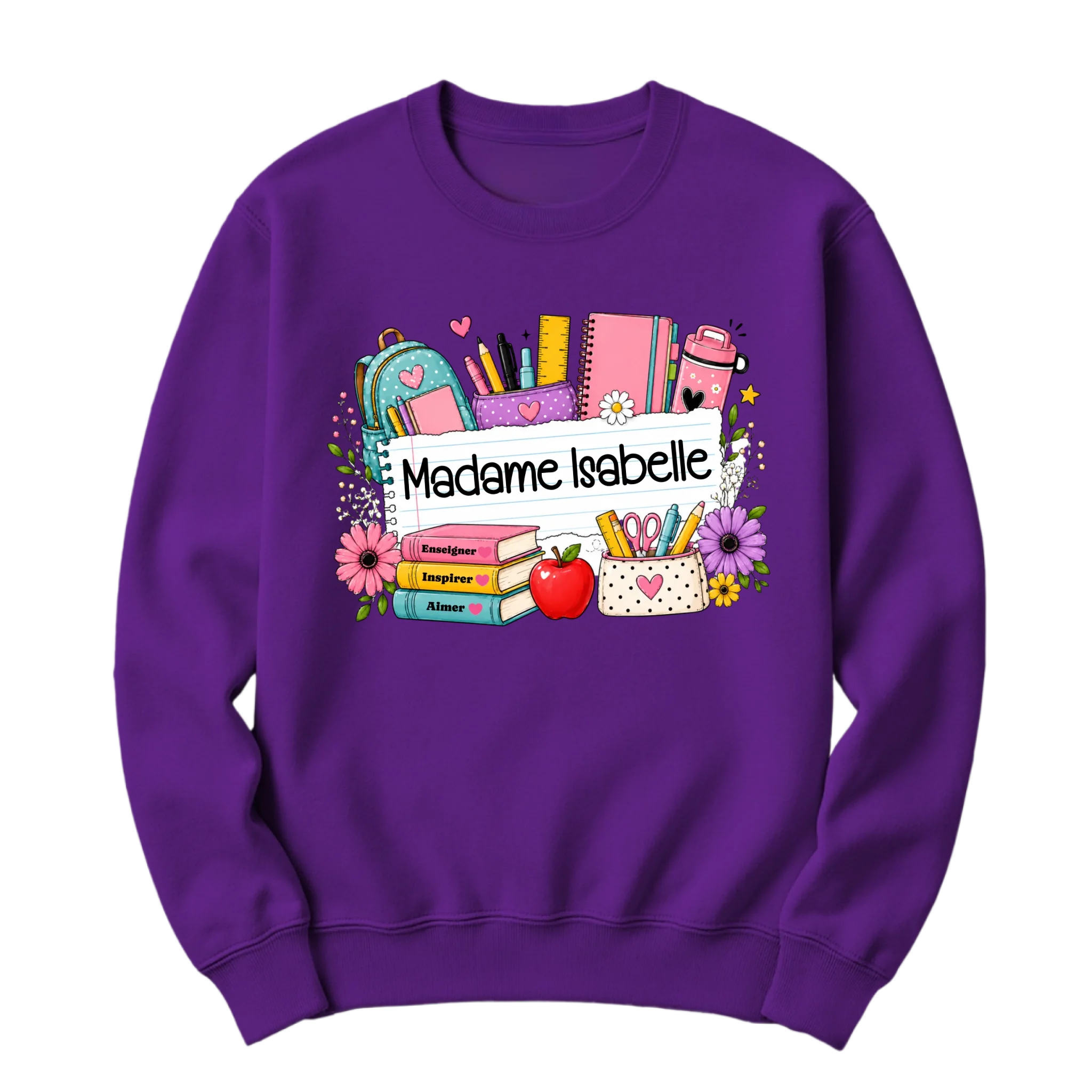 crewneck blanc