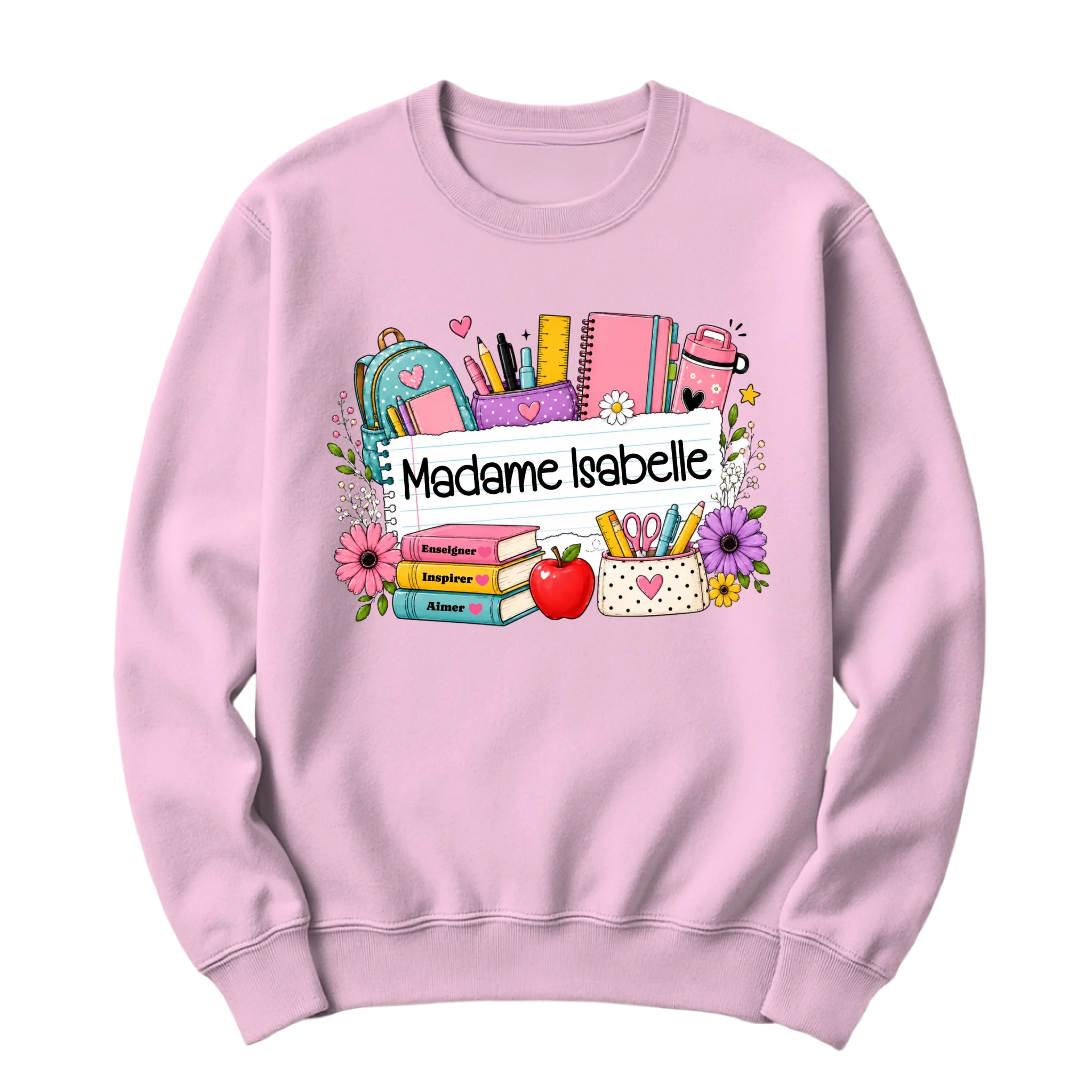 crewneck blanc