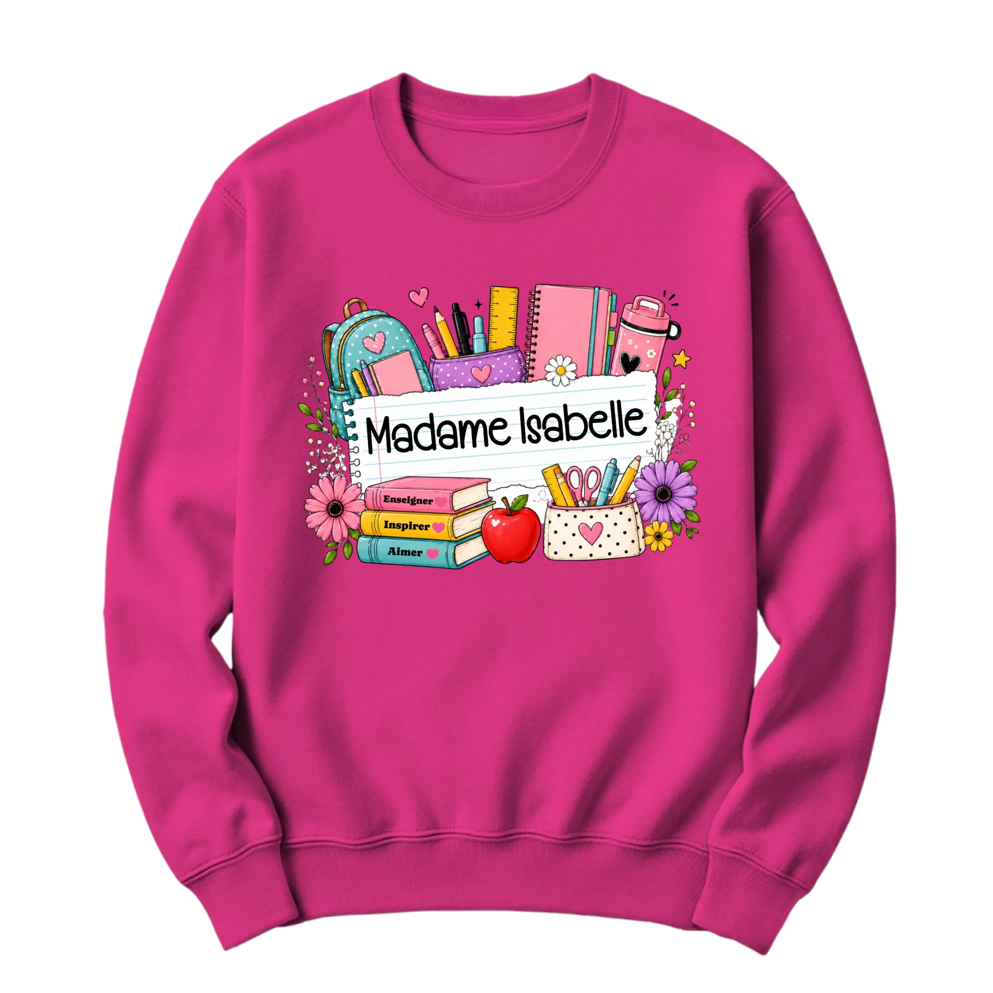 crewneck blanc