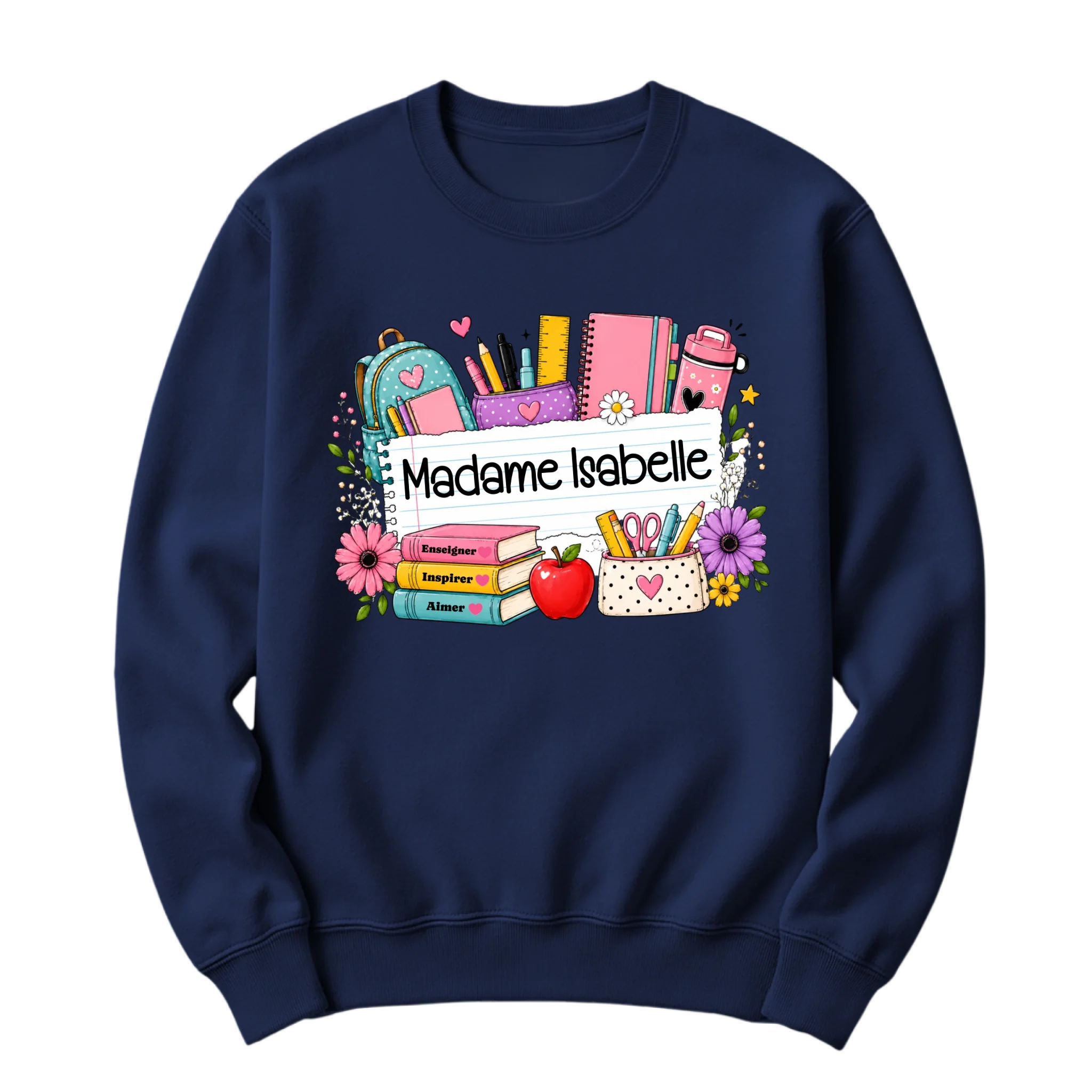 crewneck blanc