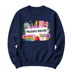 crewneck blanc