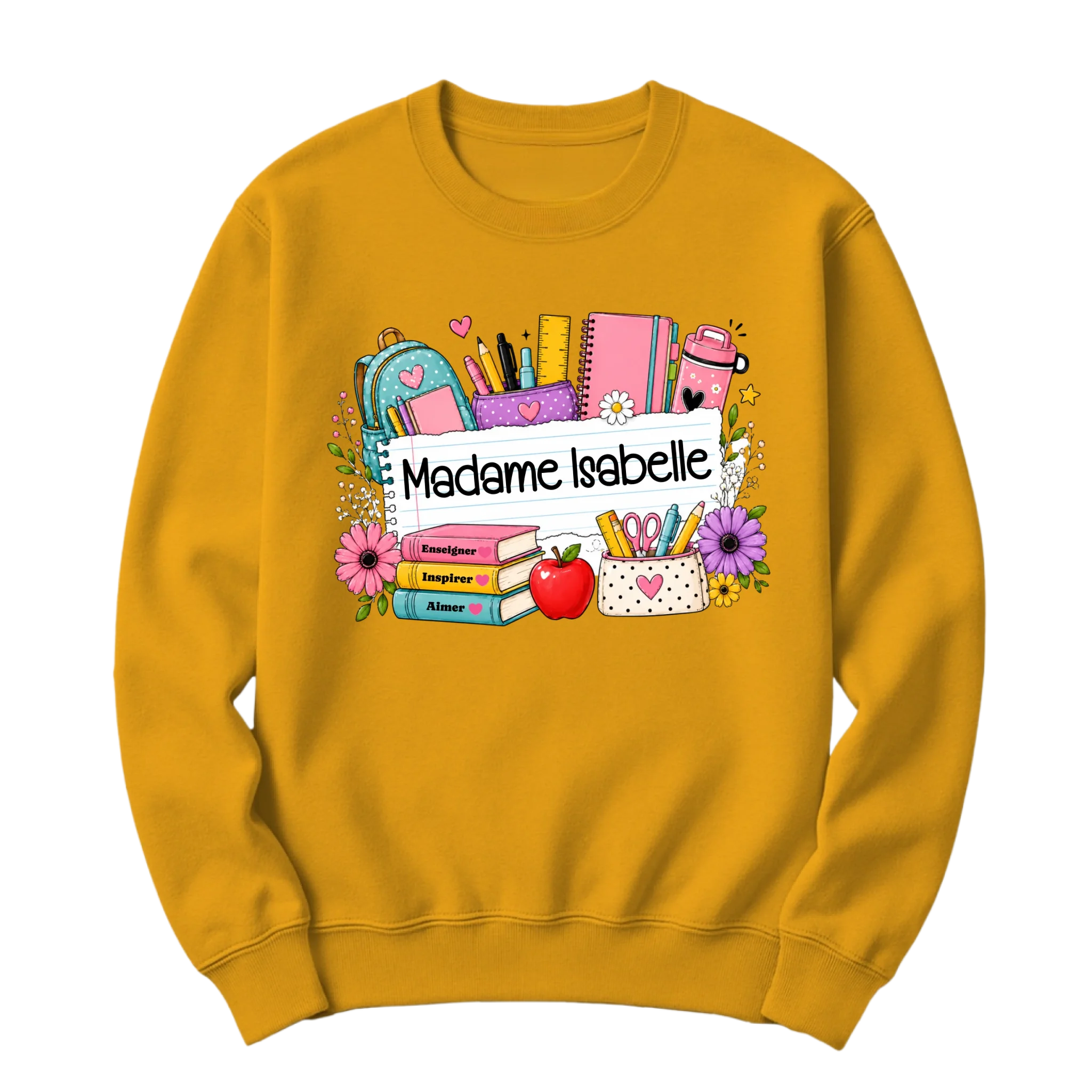crewneck blanc