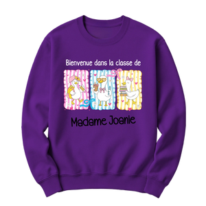 crewneck blanc