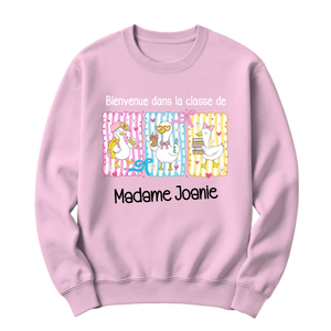 crewneck blanc