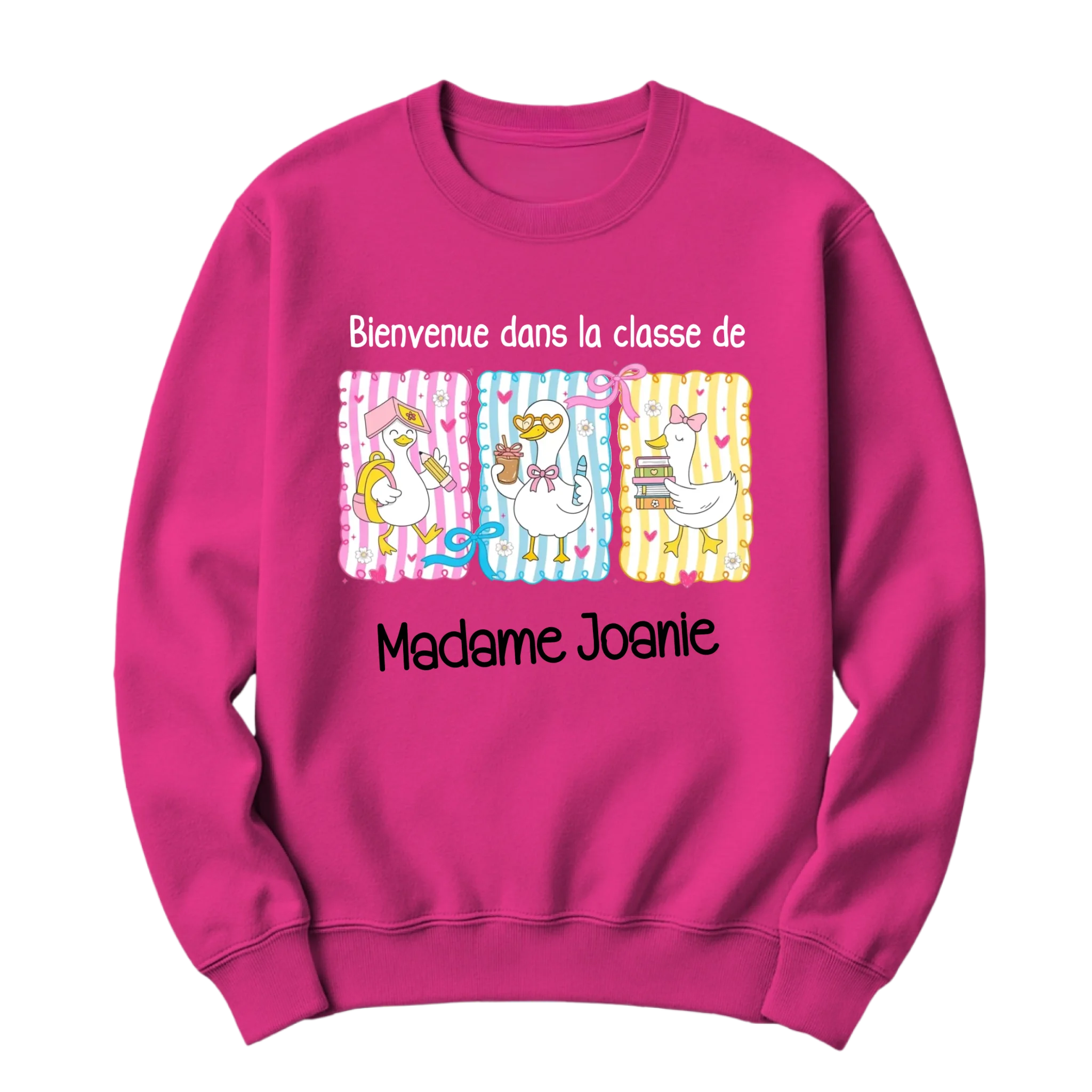 crewneck blanc