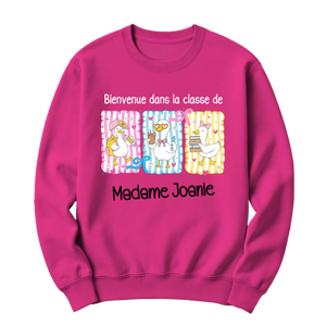 crewneck blanc