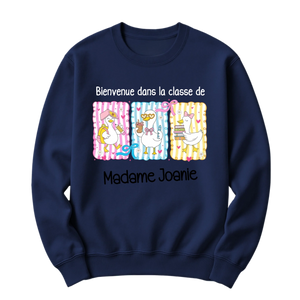 crewneck blanc