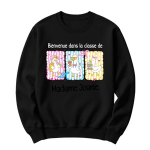crewneck blanc
