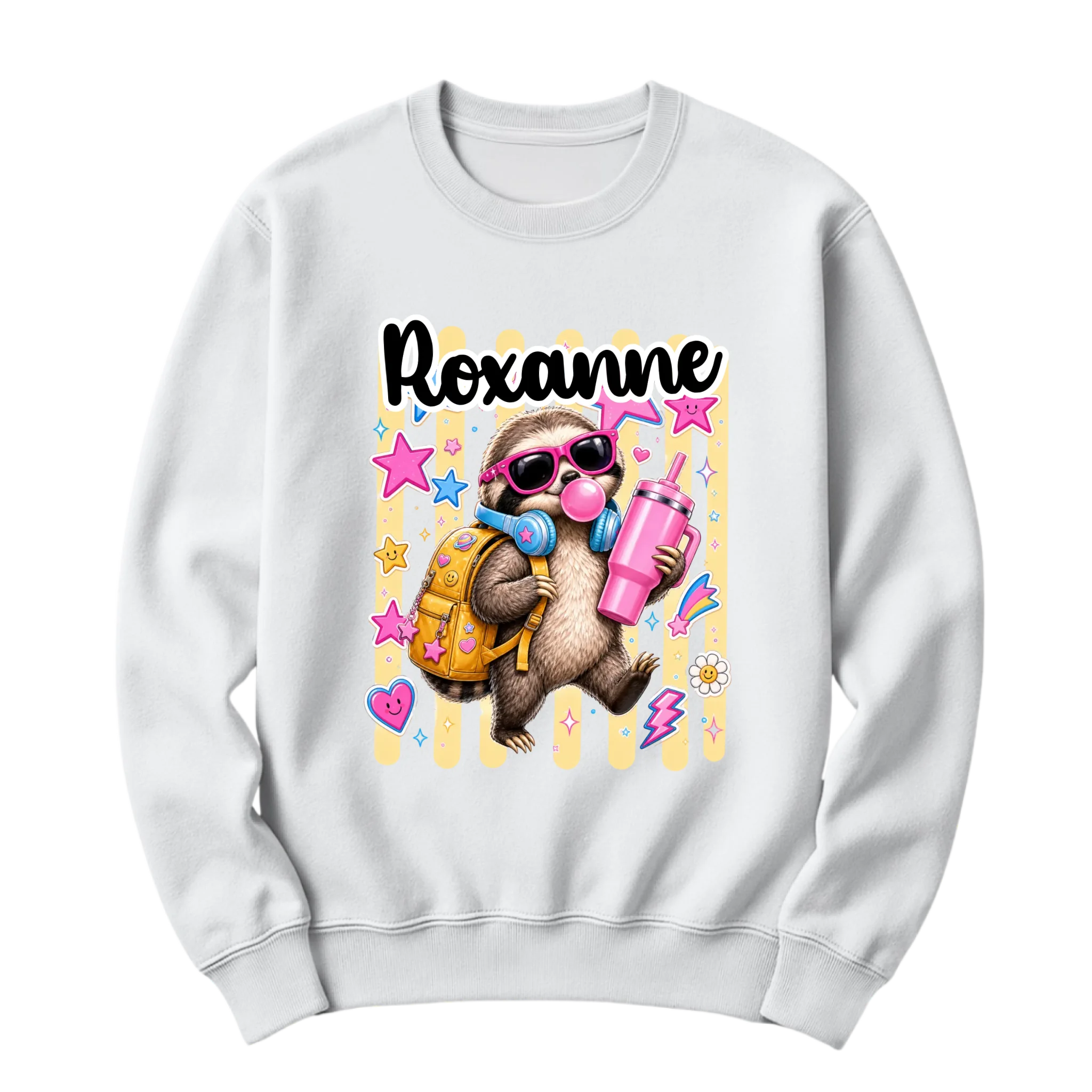 crewneck blanc