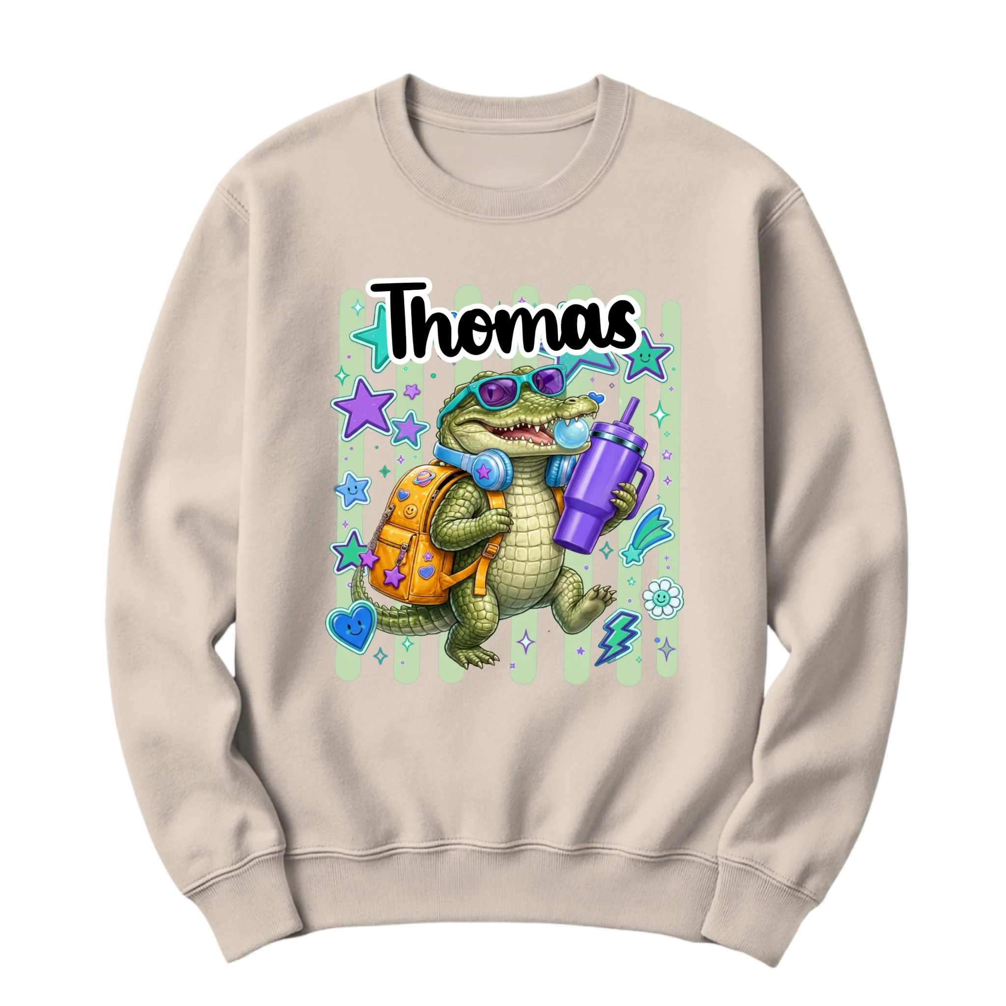 crewneck blanc
