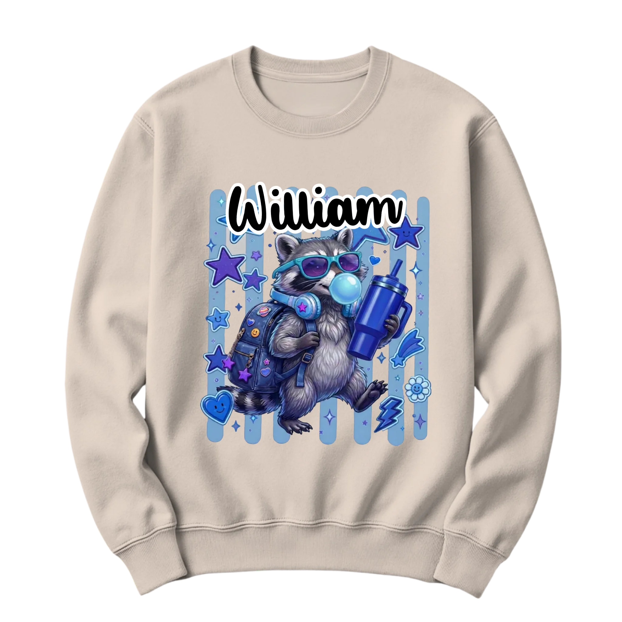 crewneck blanc