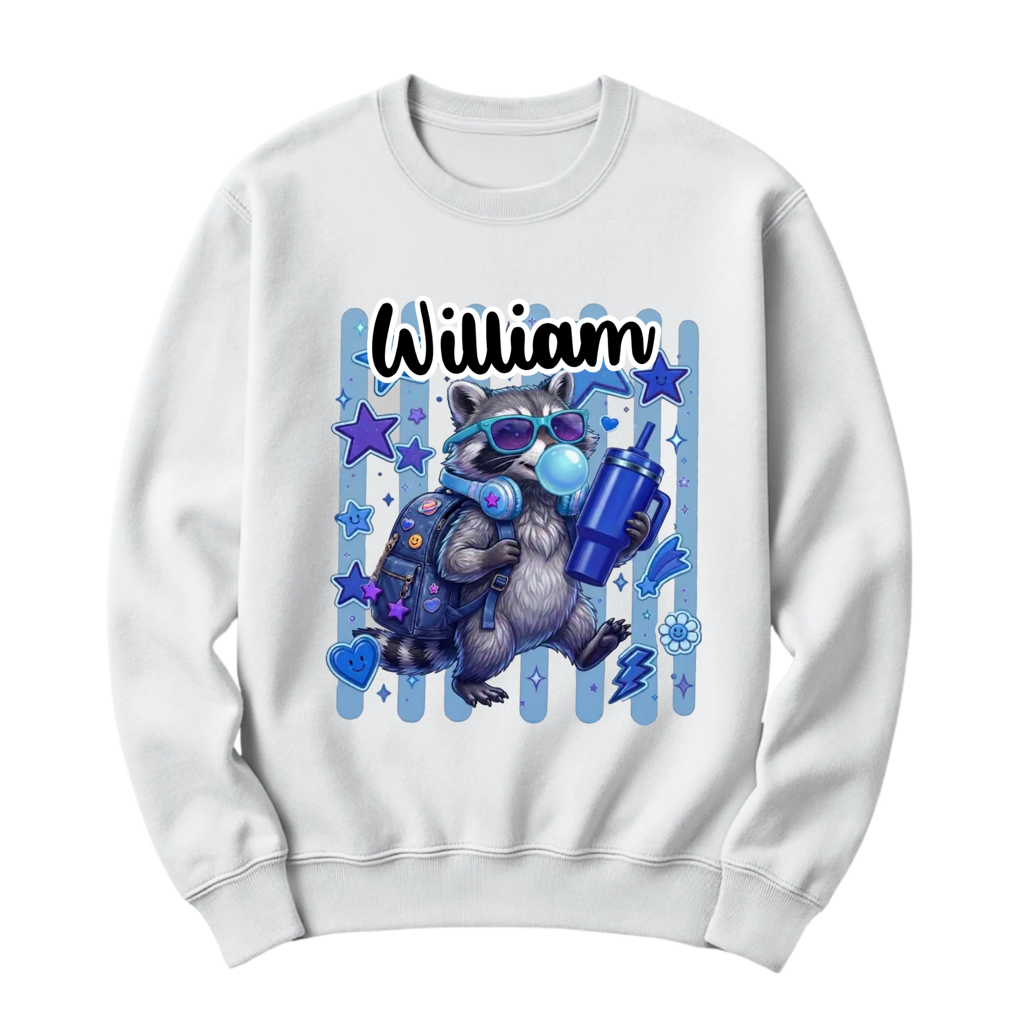 crewneck blanc