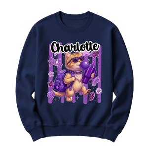 crewneck blanc