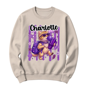 crewneck blanc