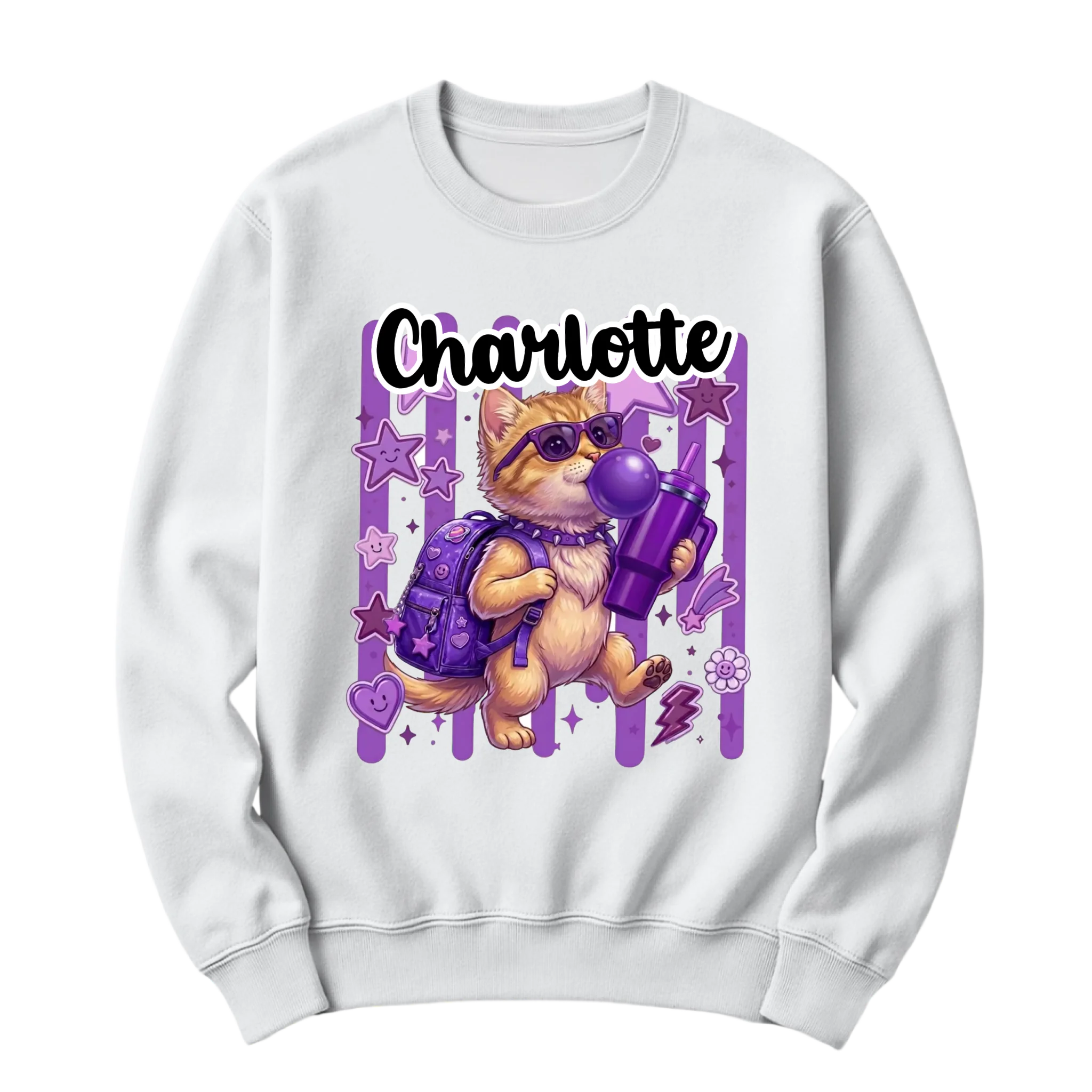 crewneck blanc