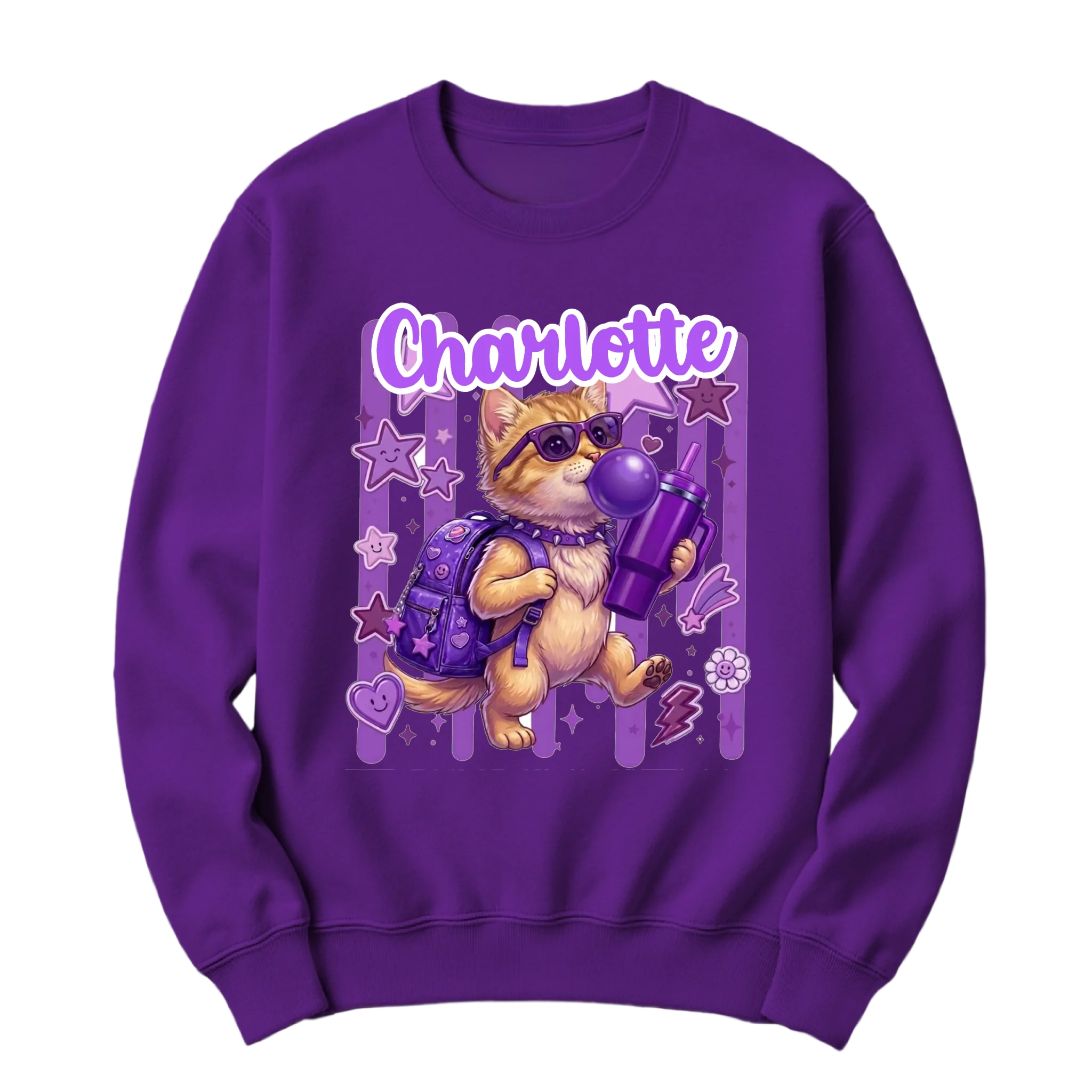 Crewneck Personnalisable Le Chat Scolaire