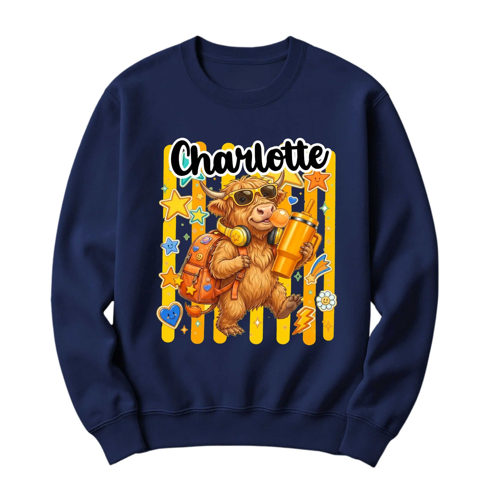 crewneck blanc
