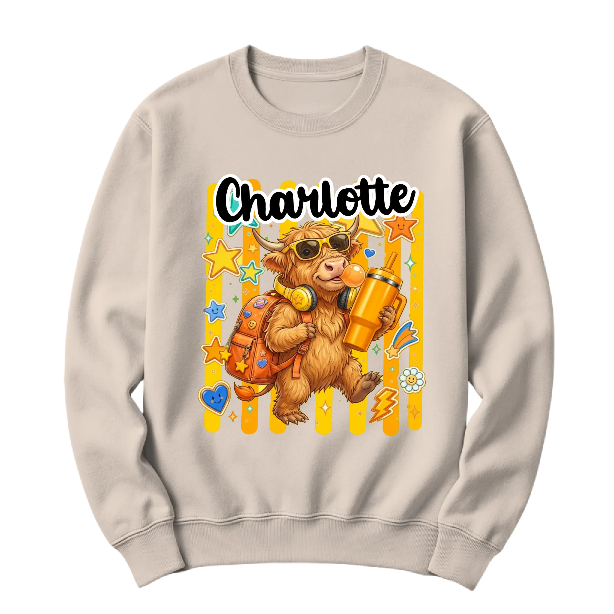 crewneck blanc
