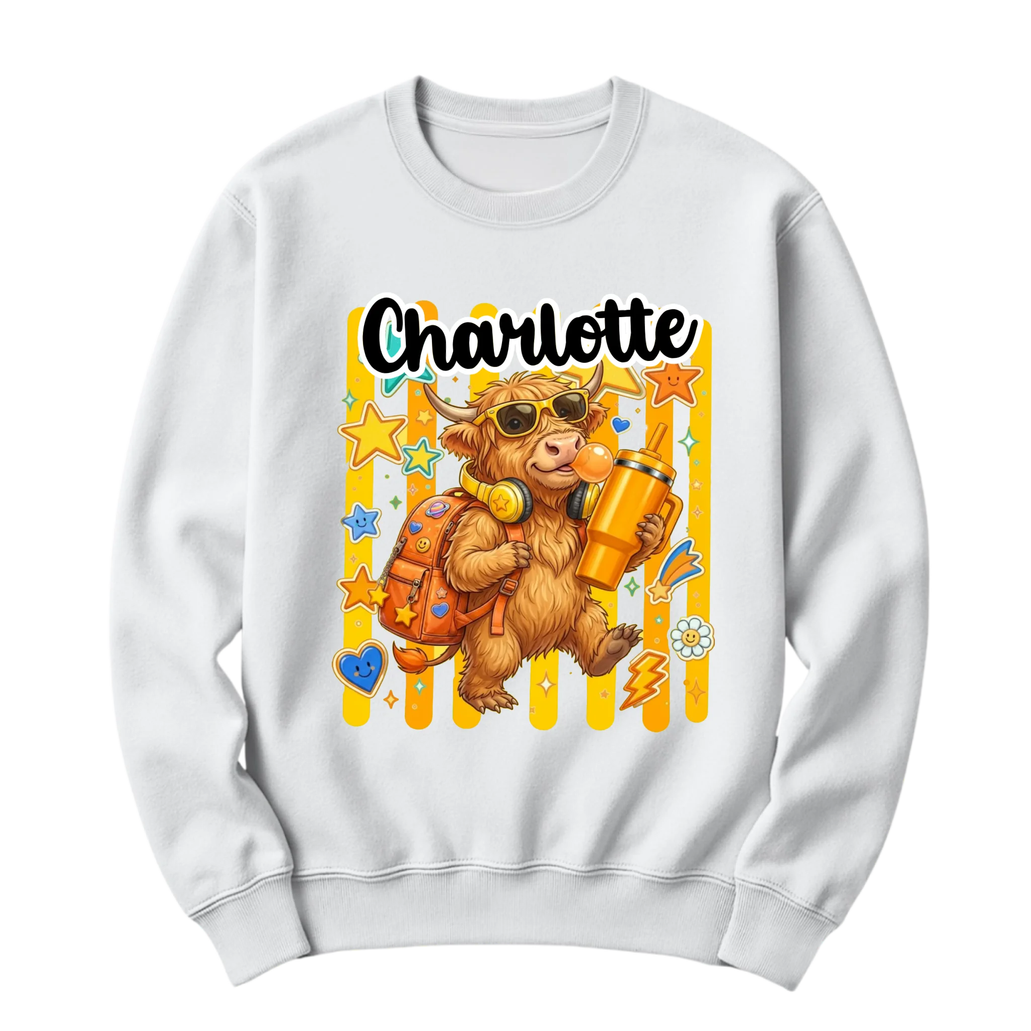 crewneck blanc