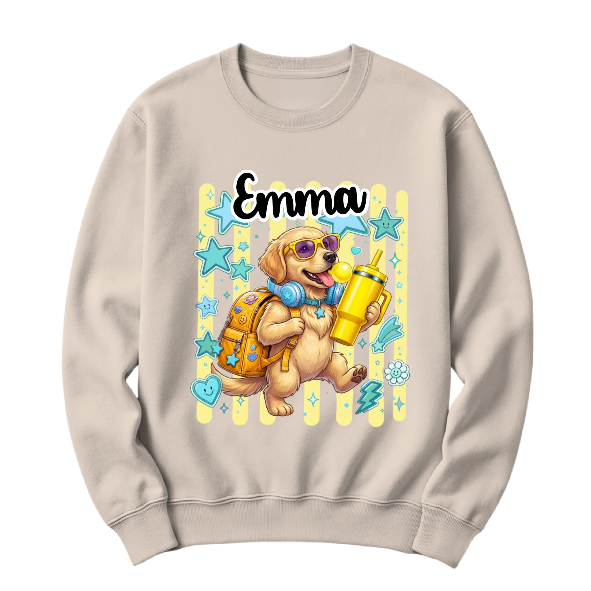 crewneck blanc