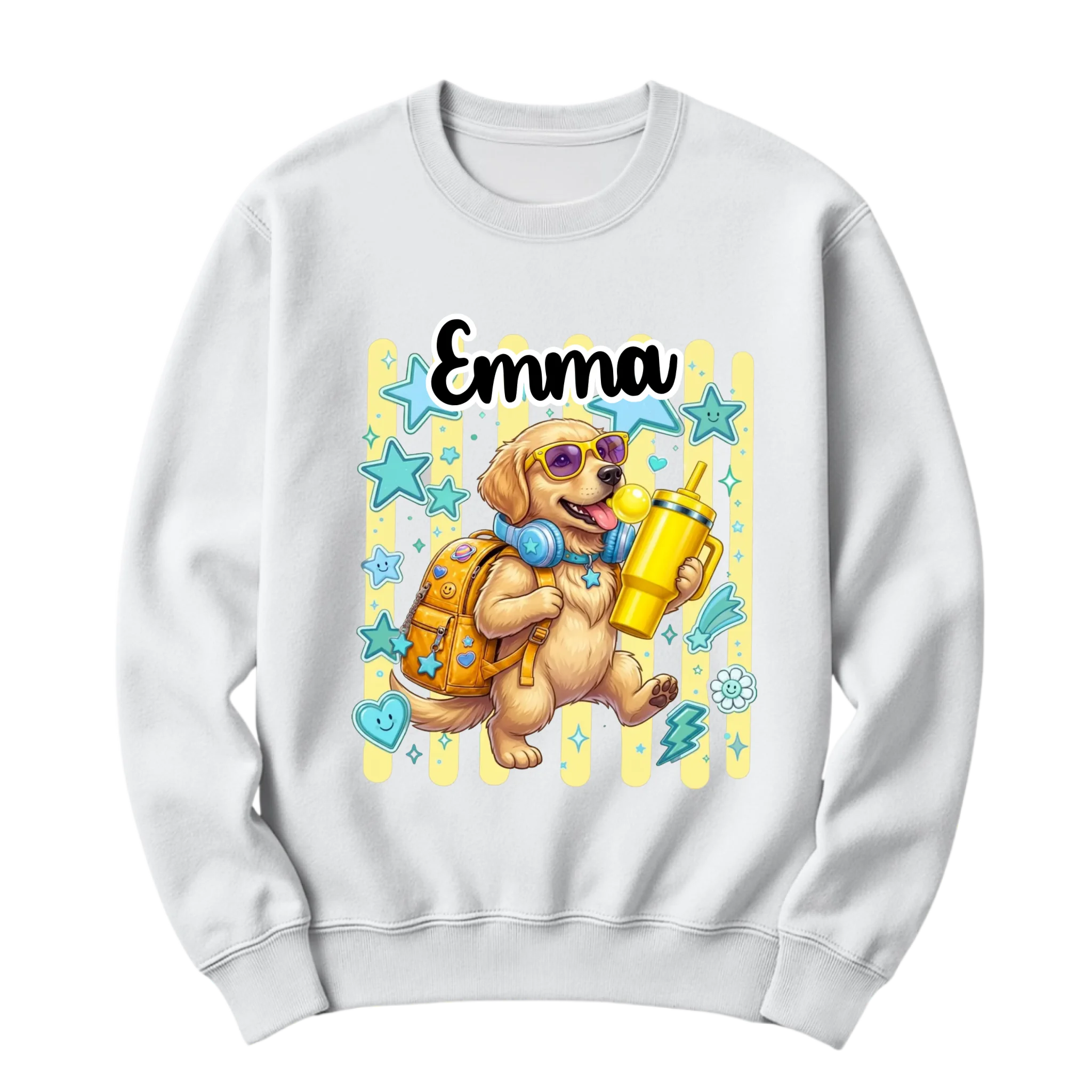 crewneck blanc