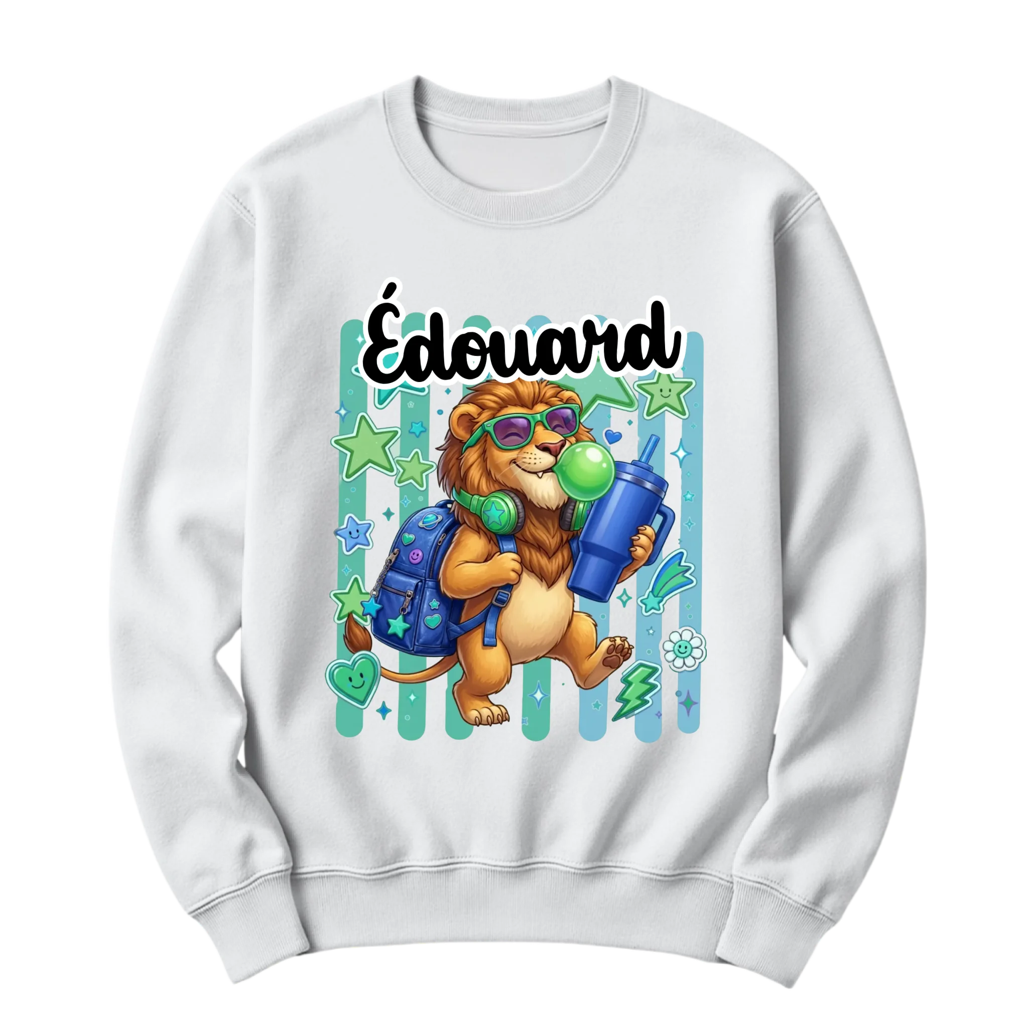 crewneck blanc