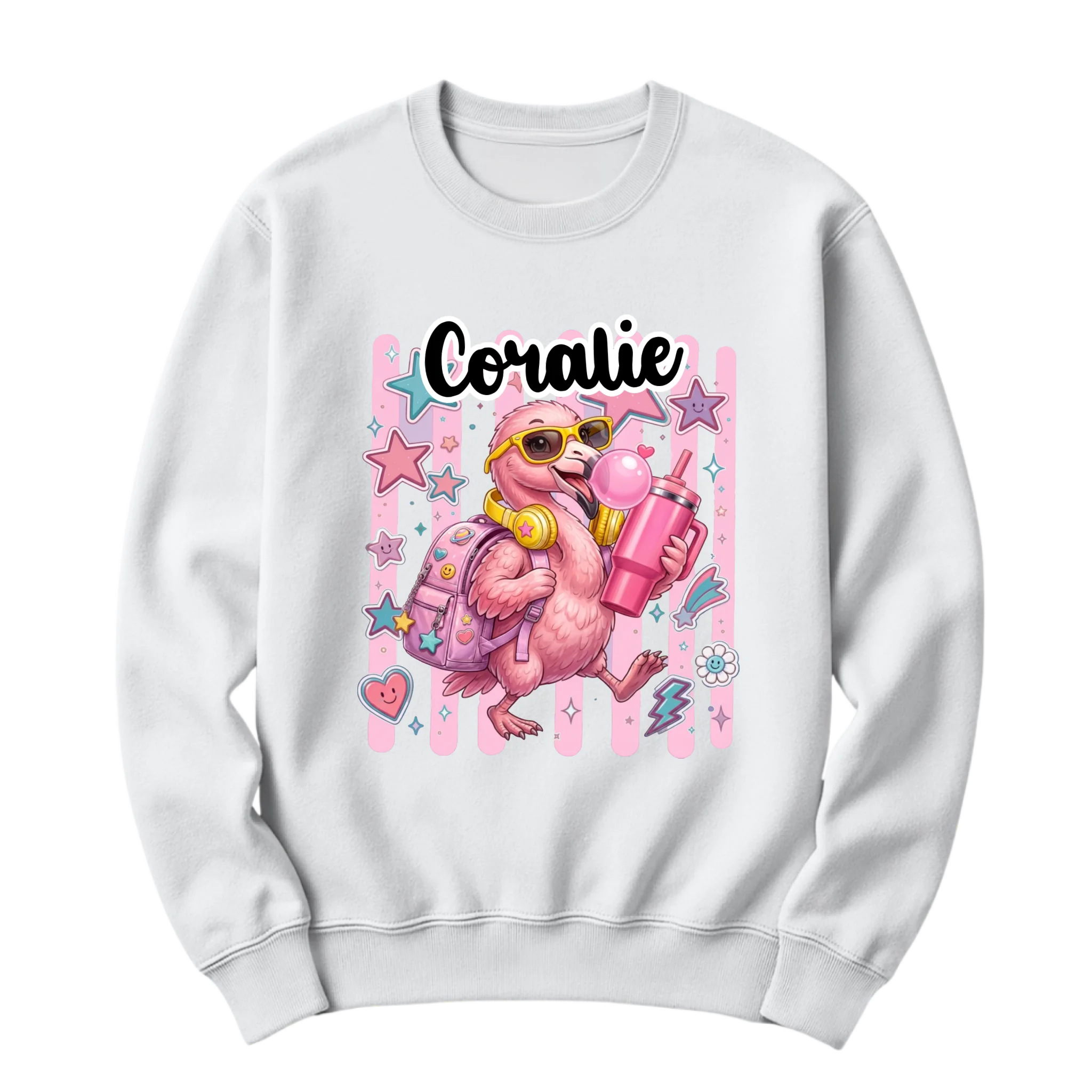crewneck blanc