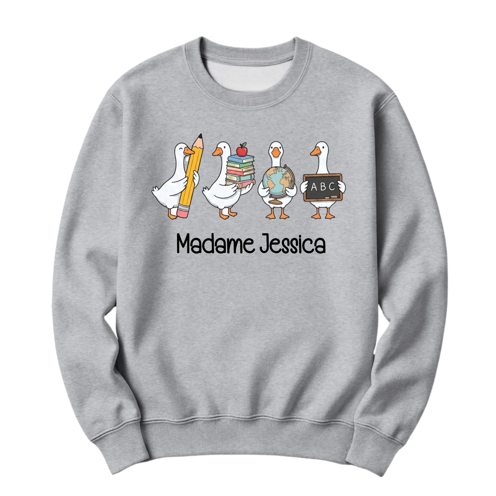crewneck blanc