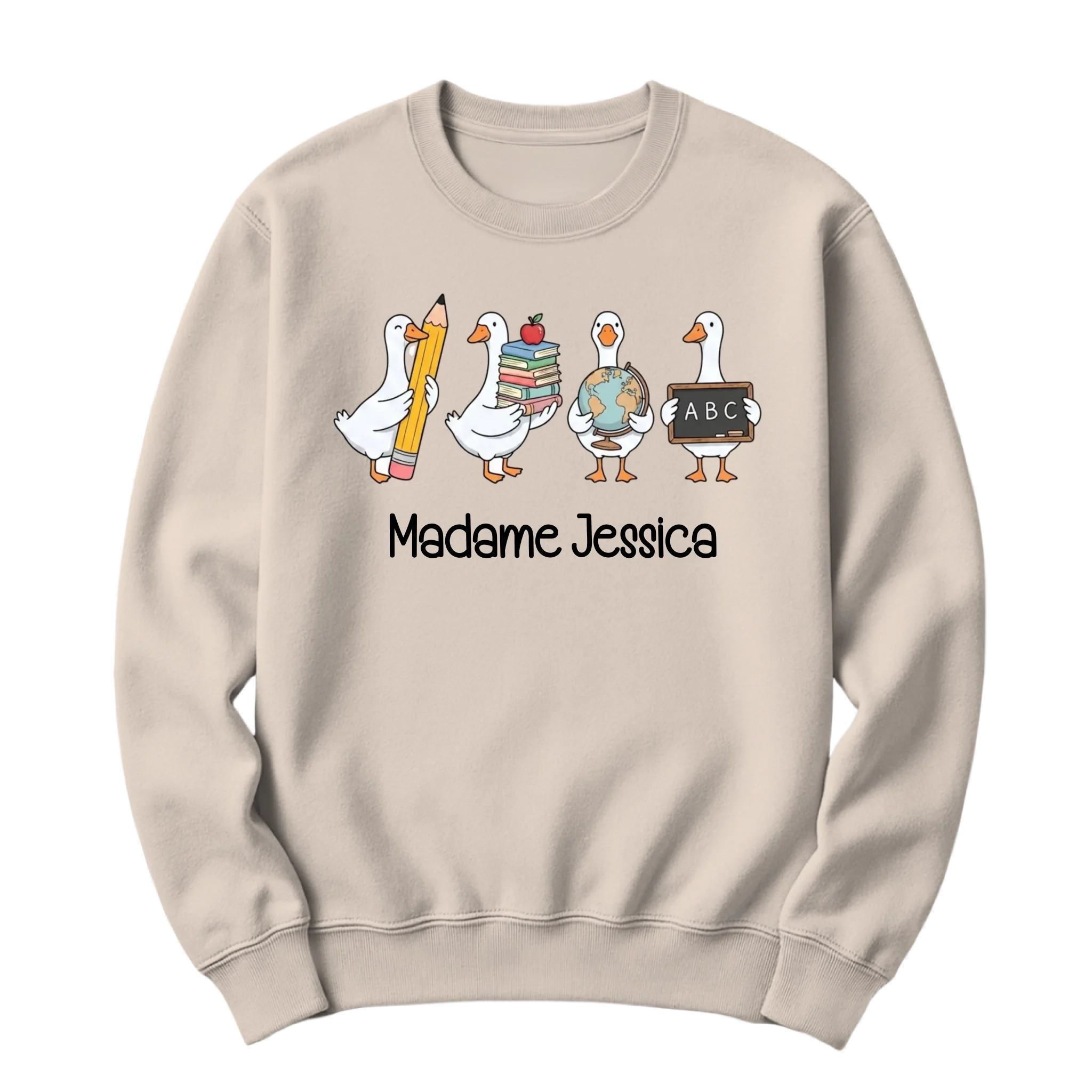 crewneck blanc