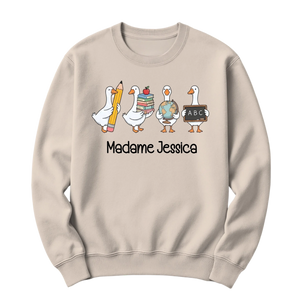crewneck blanc