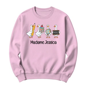 crewneck blanc