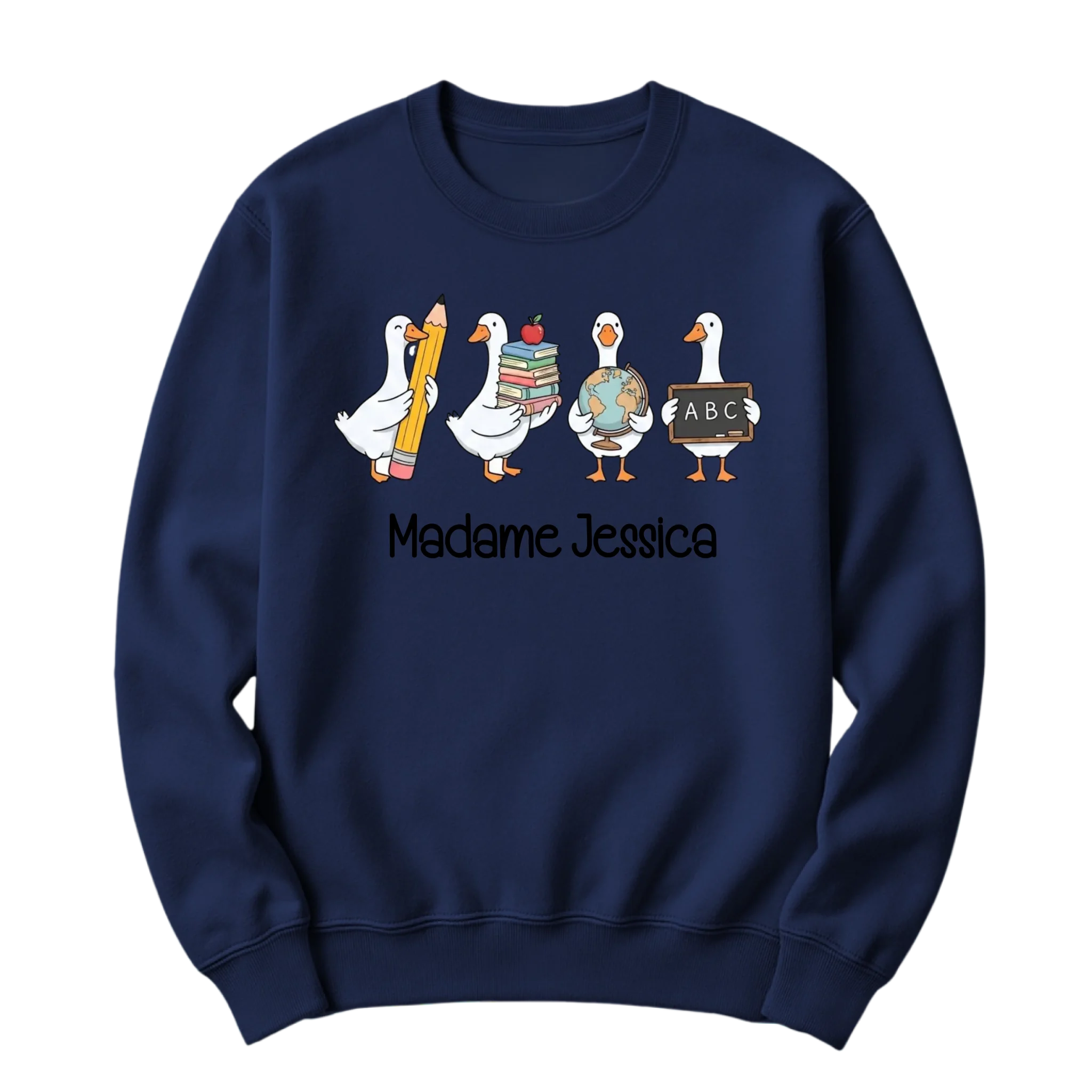 crewneck blanc